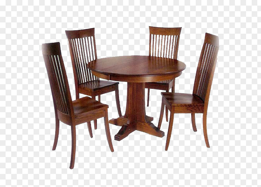 Solid Wood Dining Room Furniture Table Chair Matbord PNG