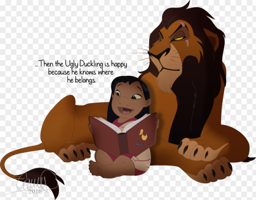 Ugly Duckling Lion Scar Stitch The Art PNG