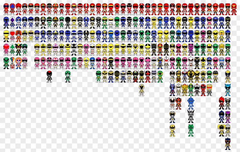 Super Sentai Captain Marvelous Power Rangers Pixel Art PNG