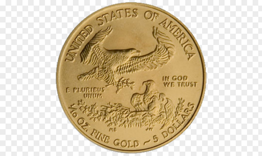 Us Gold Coins American Eagle Quarter Coin PNG