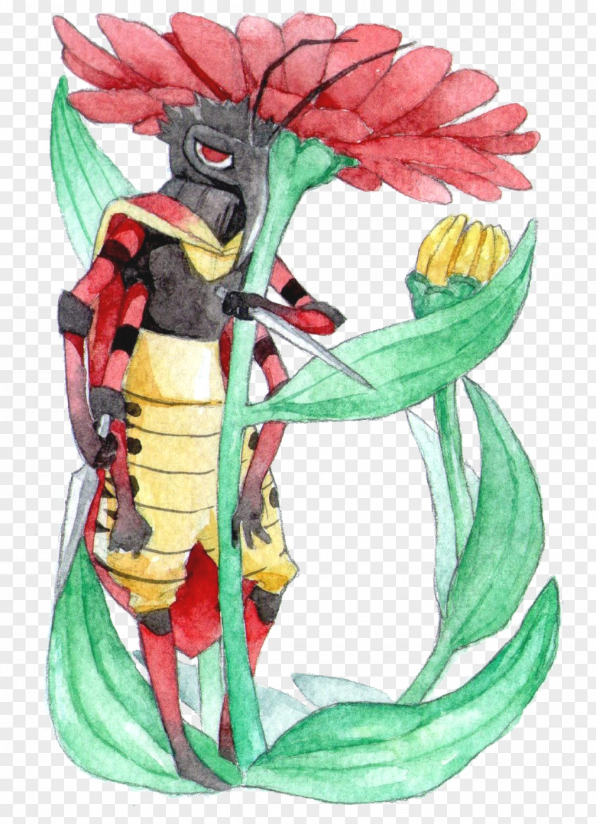 Watercolor Bee DeviantArt Assassin Bug PNG