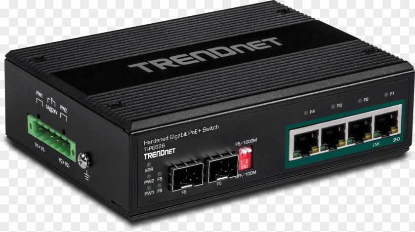 10 Gigabit Ethernet Network Switch Power Over PNG