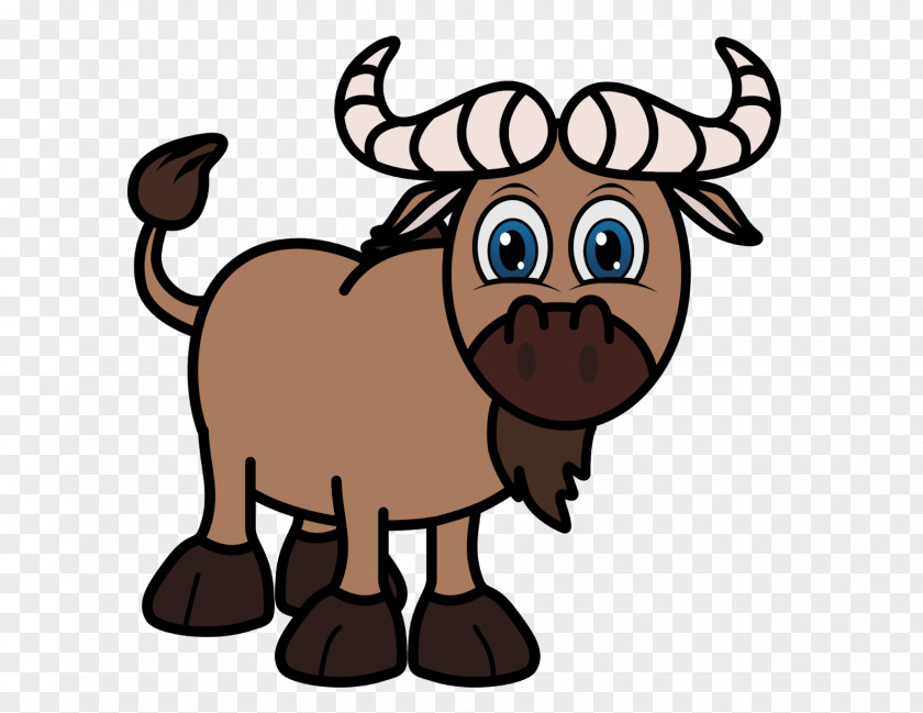 Copyright Wildebeest Drawing Painting PNG