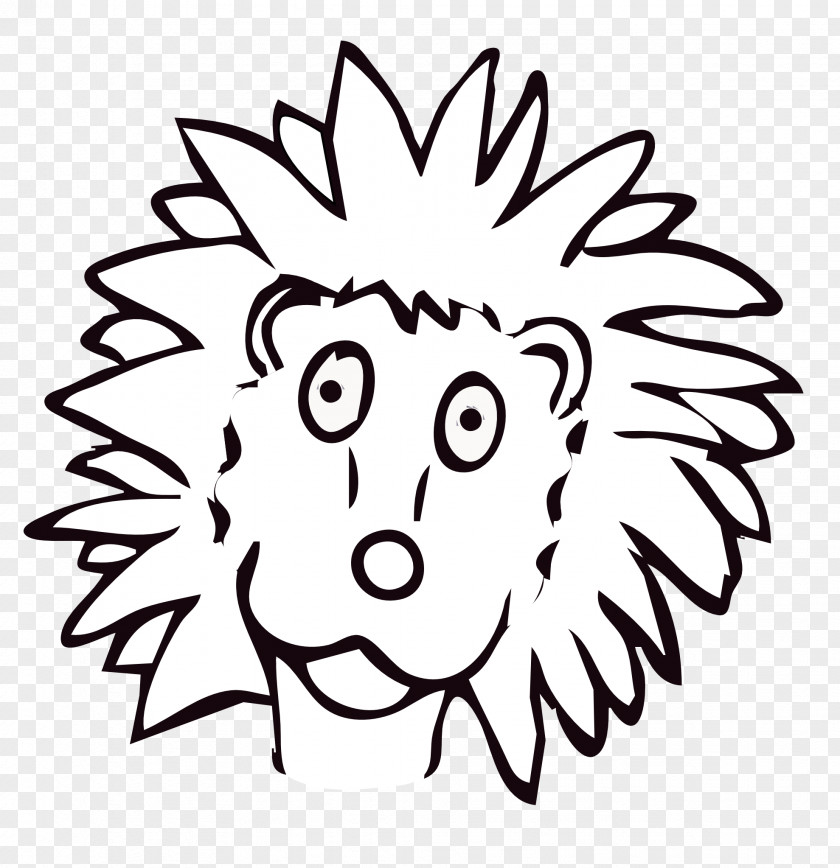 Lion Line Art Coloring Book Drawing Clip PNG