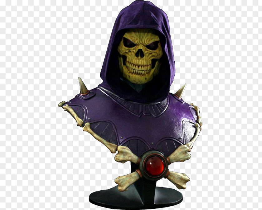 Skeletor He Man Bust Masters Of The Universe Figurine Character PNG