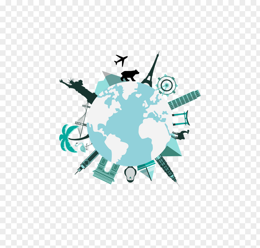Turquoise Logo Font Clock PNG
