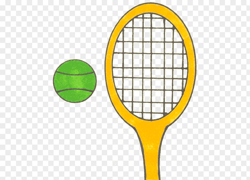 Cartoon Badminton Tennis Balls Racket Clip Art PNG