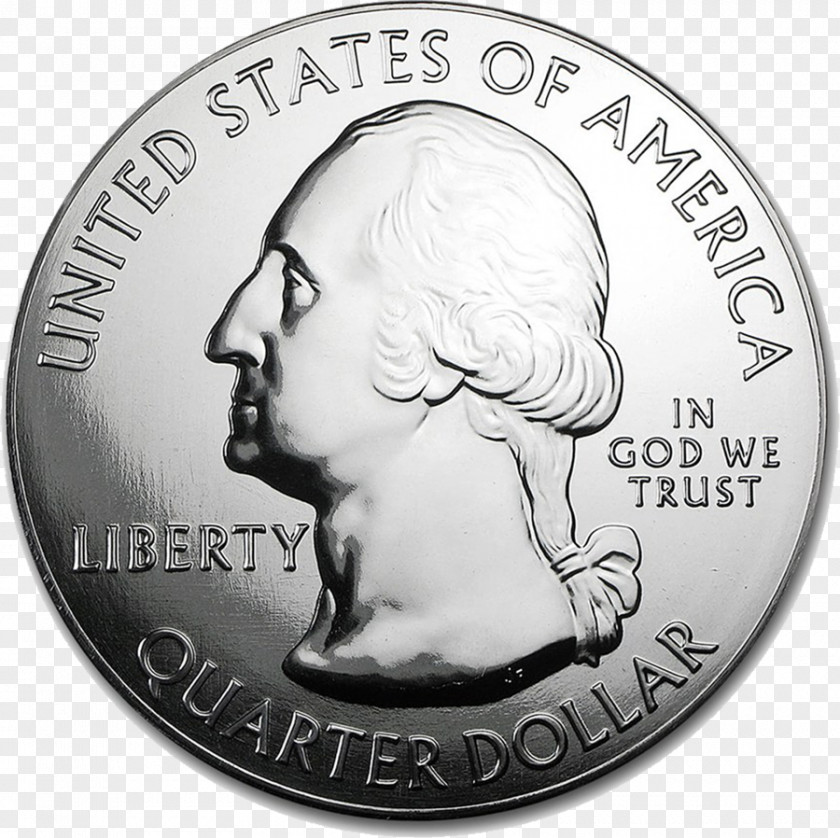 Coin United States Washington Quarter 50 State Quarters PNG