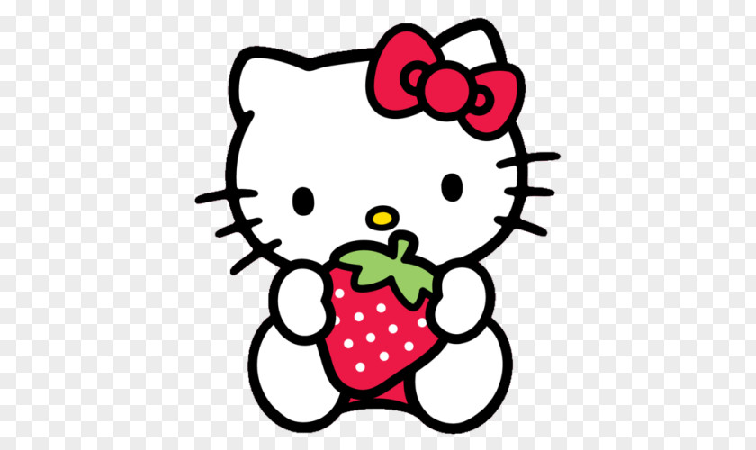 Hello Kitty Paper Sticker Decal PNG