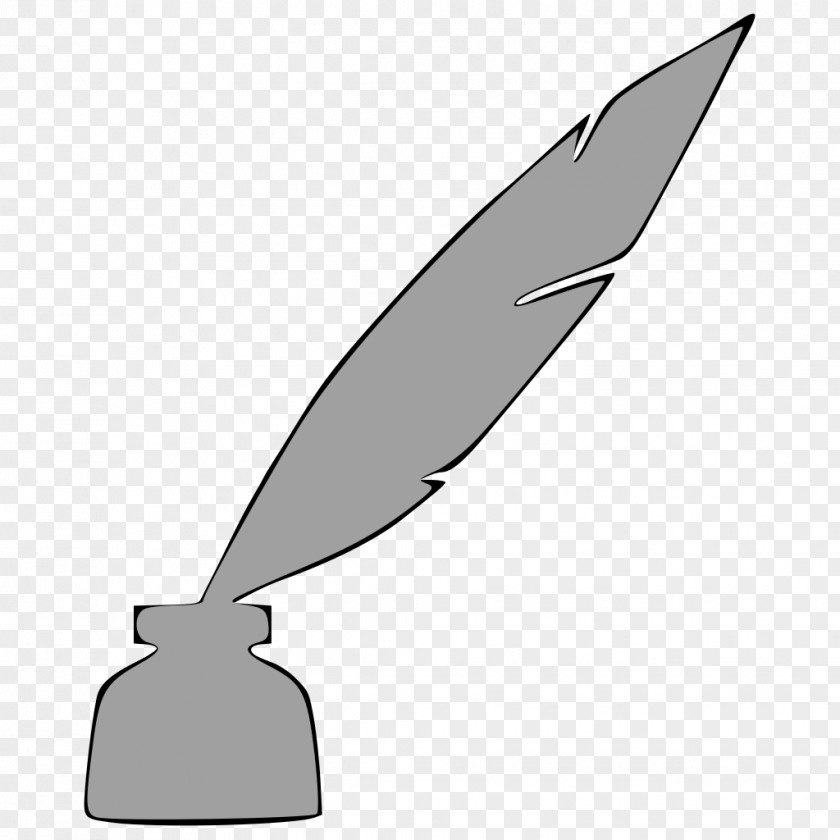 Ink Quill Fountain Pen Feather PNG