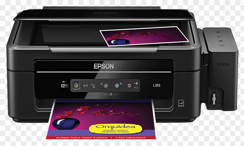 Printer Multi-function Epson Inkjet Printing Device Driver PNG