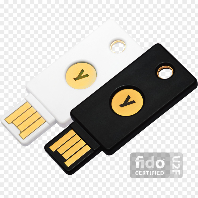USB Security Token YubiKey Multi-factor Authentication One-time Password Universal 2nd Factor PNG