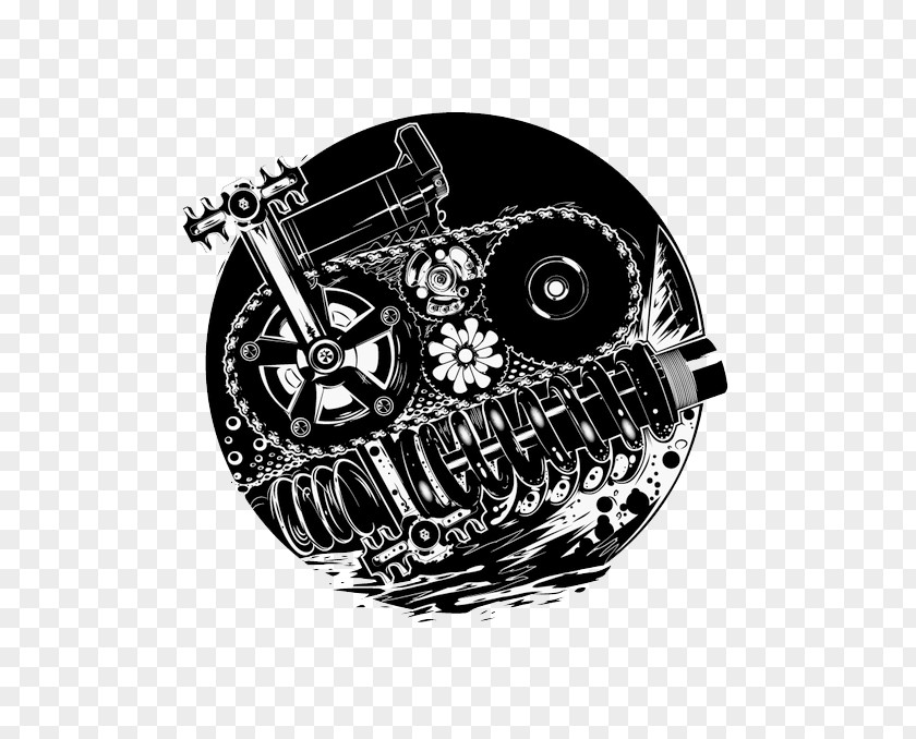 Black And White Illustration Image Graphics PNG