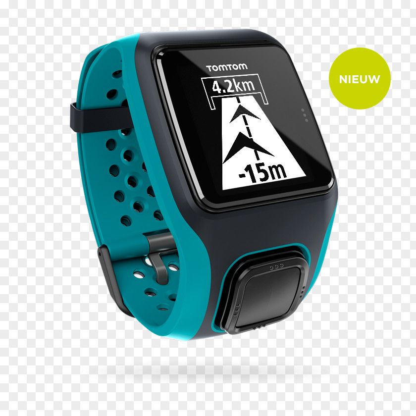 Multi Sports GPS Navigation Systems Watch TomTom Runner PNG