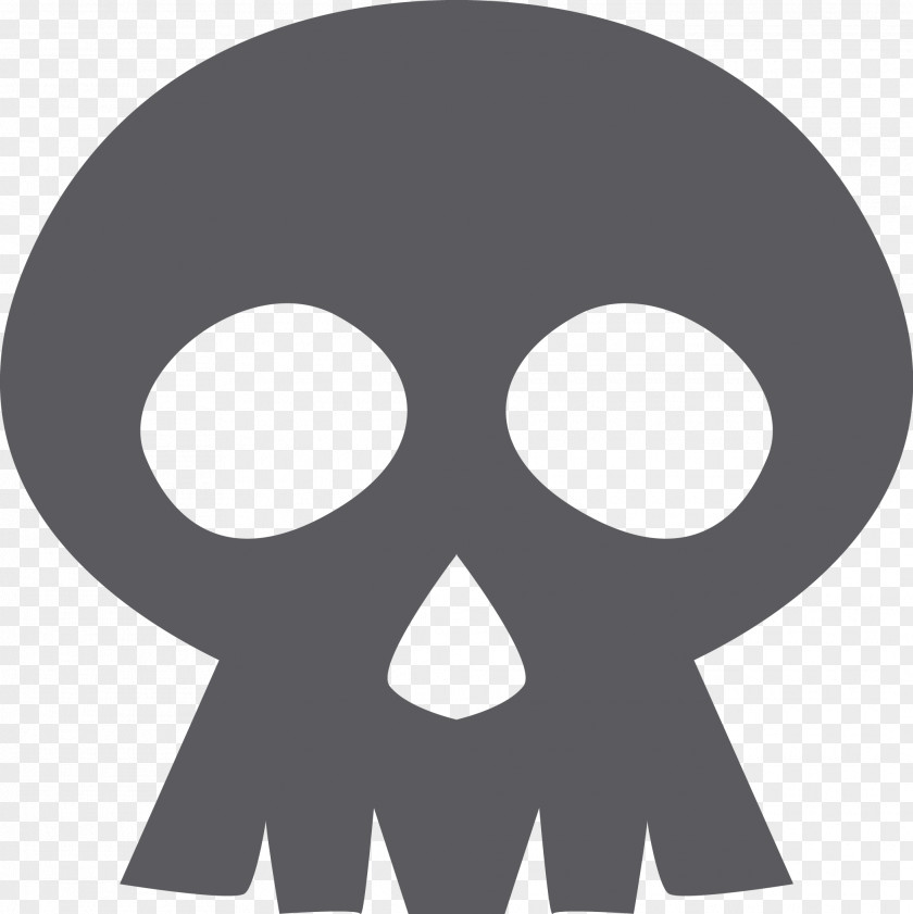 Skull Logo Halloween PNG