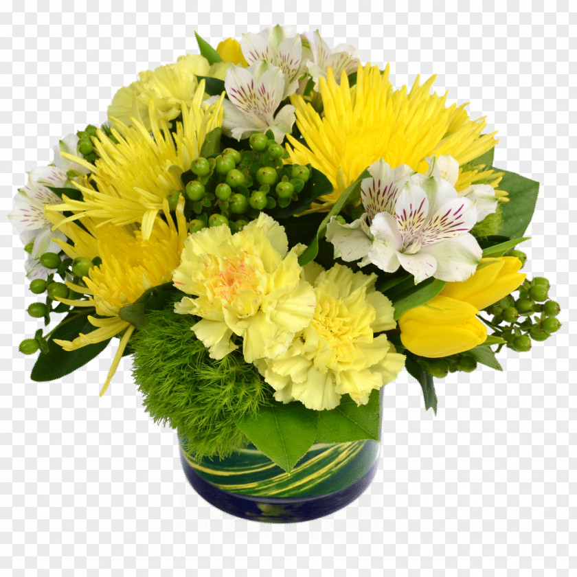 Yellow Flowers Flower Bouquet Floristry Floral Design Cut PNG