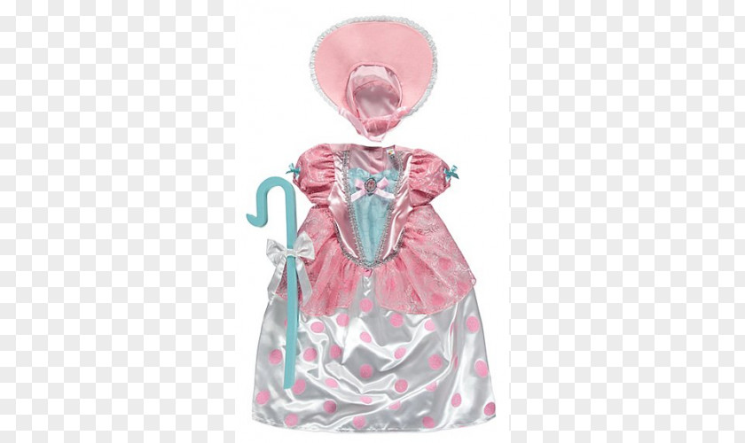 Bo Peep Outerwear Pink M Figurine Doll Dress PNG