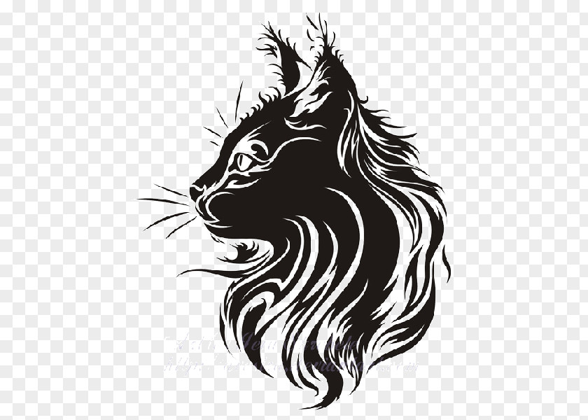 Cat Tattoo Image Drawing Wolf PNG