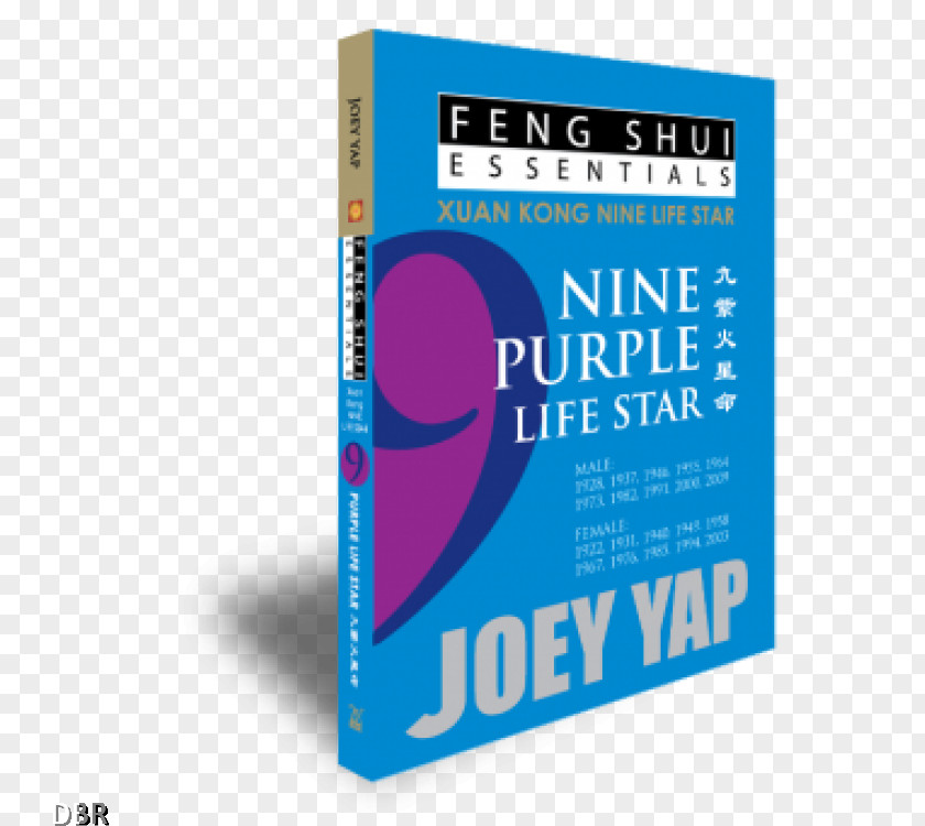 1 White Life Star Feng Shui Essentials -- 7 Red StarFeng For Dummies Essnetials 9 Purple 2 Black 5 Yellow PNG