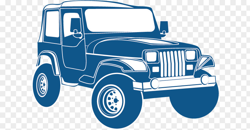 Classic Car Elderly Jeep Off-road Vehicle Logo PNG