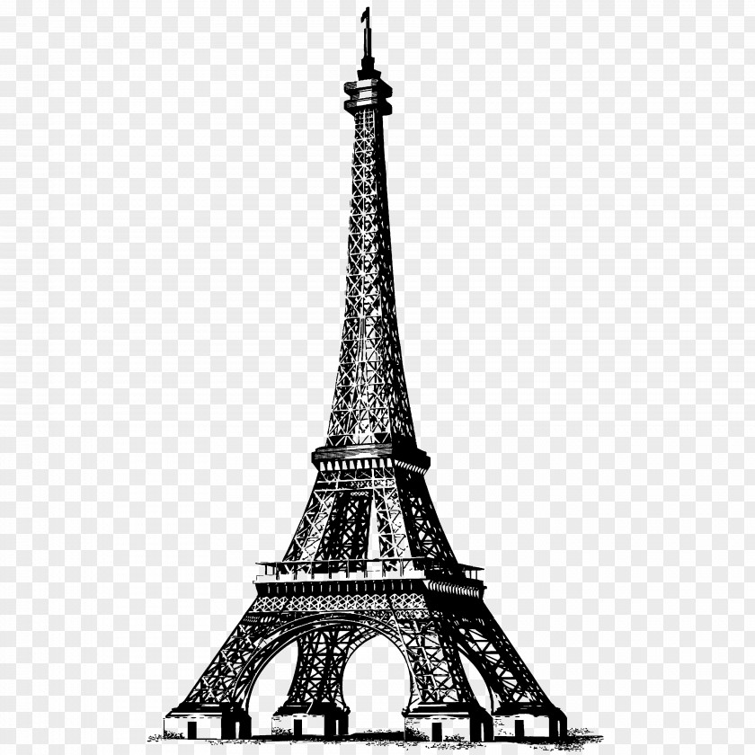 Eiffel Tower Paris Paper Rubber Stamp Postage Stampers Anonymous PNG
