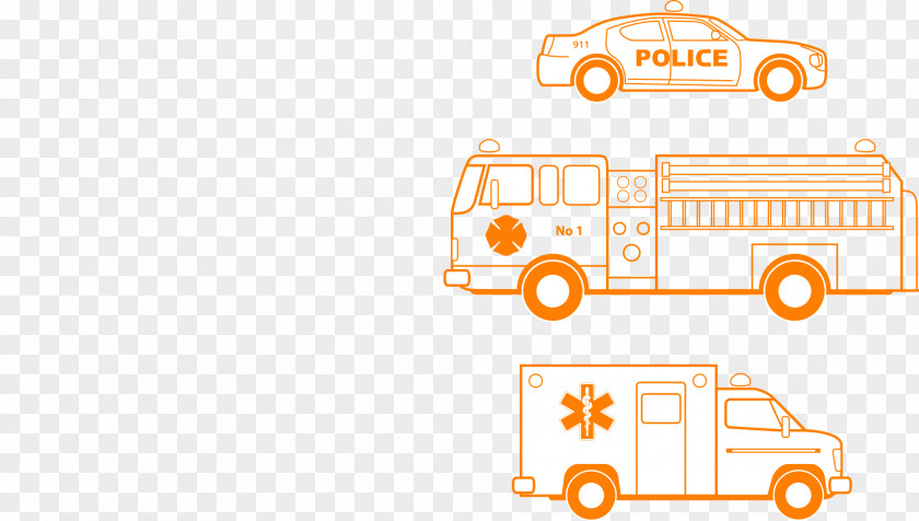 Fire Police Engine Car Clip Art PNG