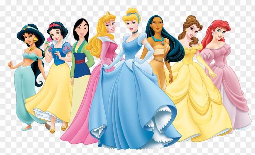 Cinderella Aurora Ariel Belle Rapunzel PNG