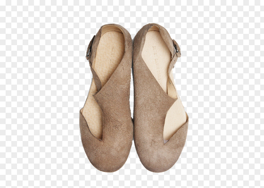 Simple Hemp High Heels Slipper Flip-flops Shoe PNG