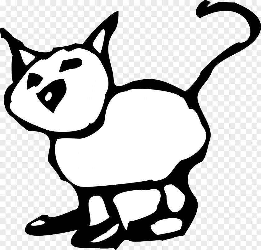 White Cartoon Cliparts Black Cat And Clip Art PNG