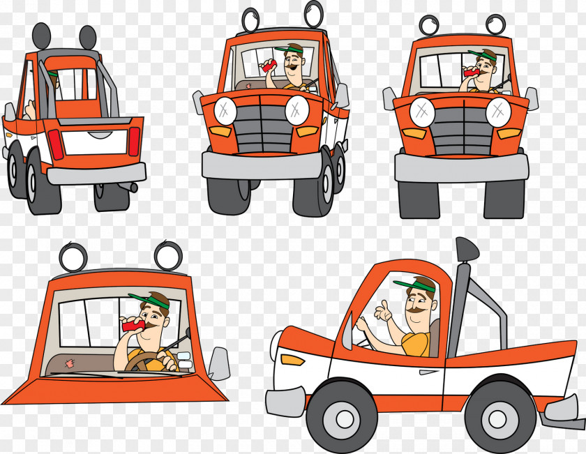 Car Commercial Vehicle Emergency Transport Toy PNG