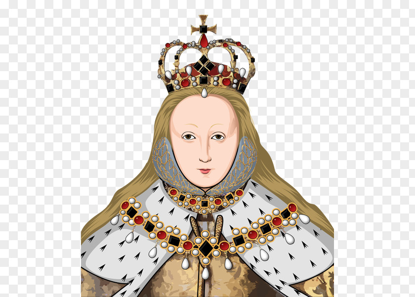Elizabeth I Of England House Tudor Elizabethan Era History Rose PNG