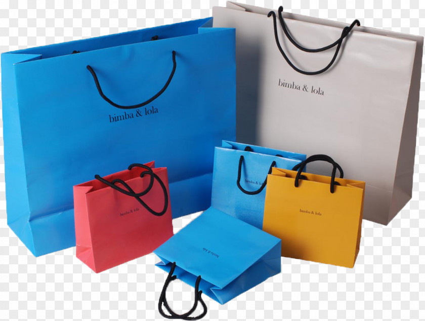 Portable Paper Bag Kraft Shopping Bags & Trolleys Printing PNG