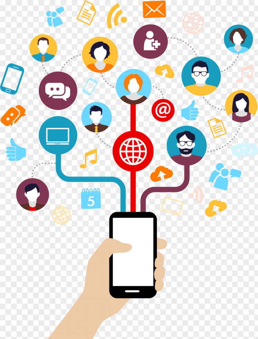 Social Media Marketing Content Digital PNG