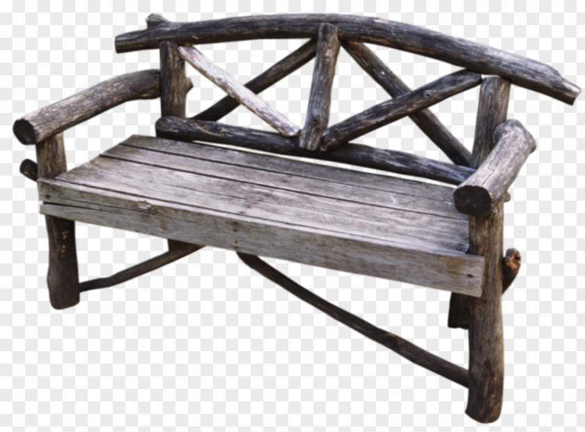 Table Chair Bench Garden Furniture PNG