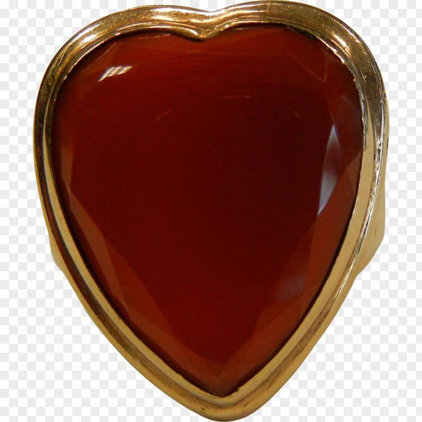 Vintage Gold Heart PNG