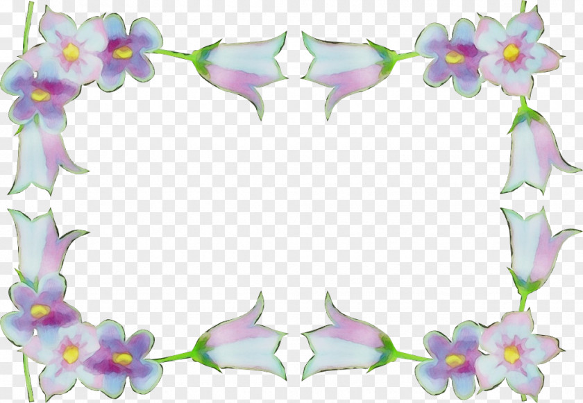 Wildflower Plant Blue Flower Borders And Frames PNG