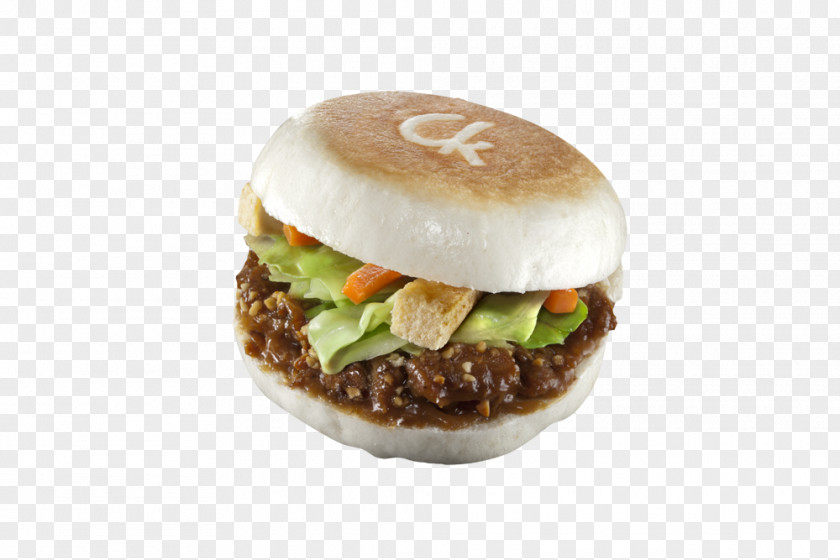 Bread Rou Jia Mo Beef Chow Fun Slider Fast Food Cheeseburger PNG