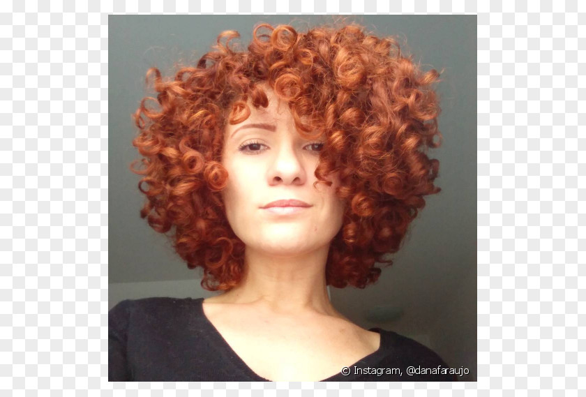 Hair Brown Red Coloring Jheri Curl PNG