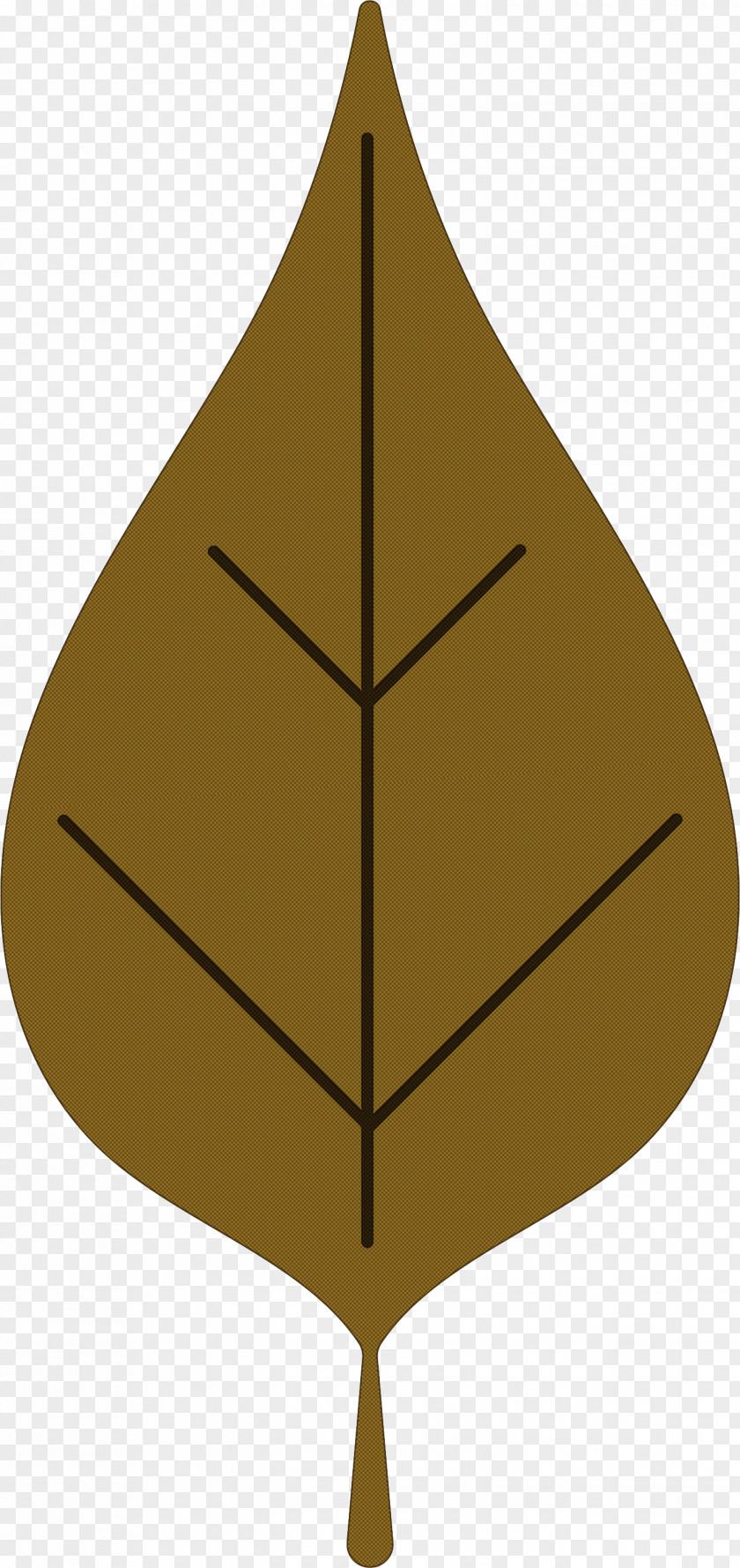 Leaf Triangle Angle Line M-tree PNG