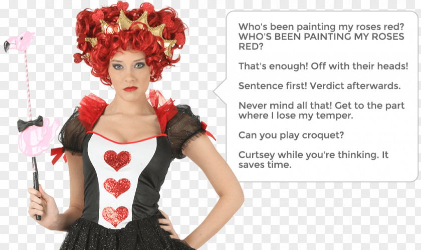 Queen Of Hearts Alice's Adventures In Wonderland Costume Quotation PNG