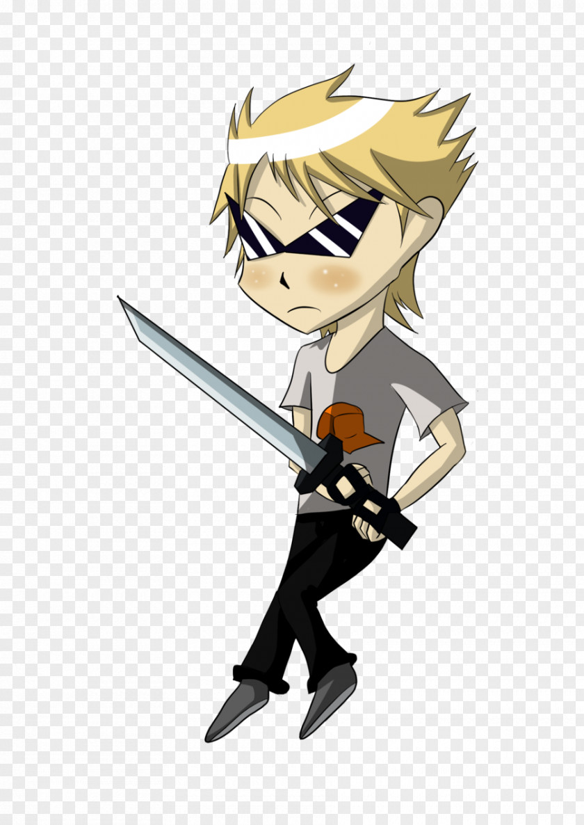 Sword Cartoon Character Fiction PNG