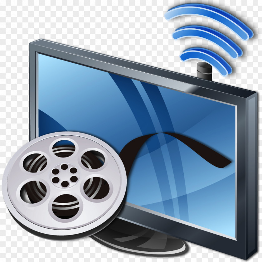 Video Icon Streaming Media Output Device Broadcasting ITunes Computer Monitors PNG
