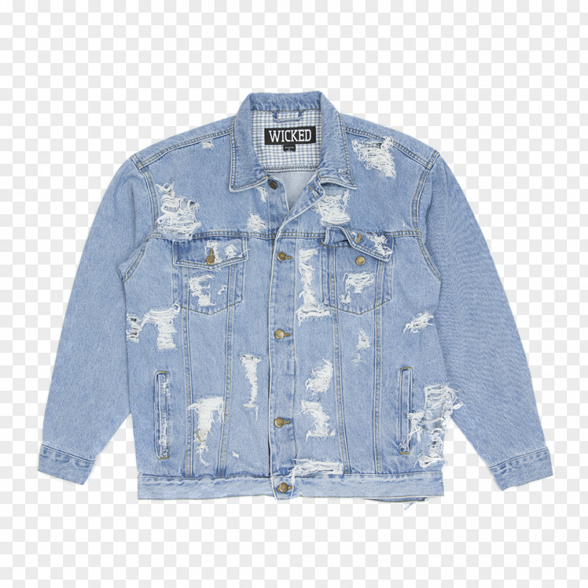 Denim Jacket With Hoodie Jean T-shirt Jeans PNG