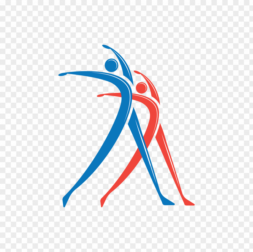 Manta Fitness Logo Stretching Exercise Clip Art PNG