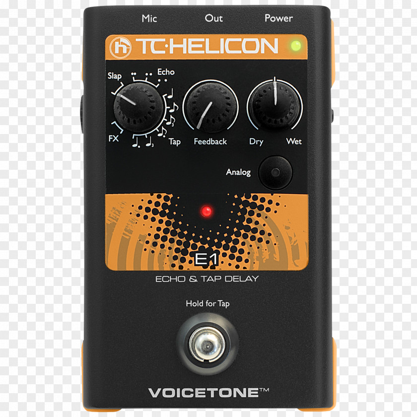 Microphone TC-Helicon VoiceTone E1 Effects Processors & Pedals TC Electronic PNG