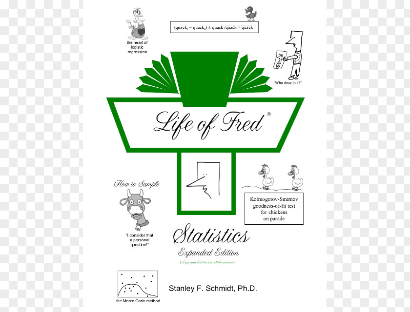 Old Book Cover Life Of Fred: Fractions Geometry Fred Calculus Expanded Edition Trigonometry Infinitesimal PNG