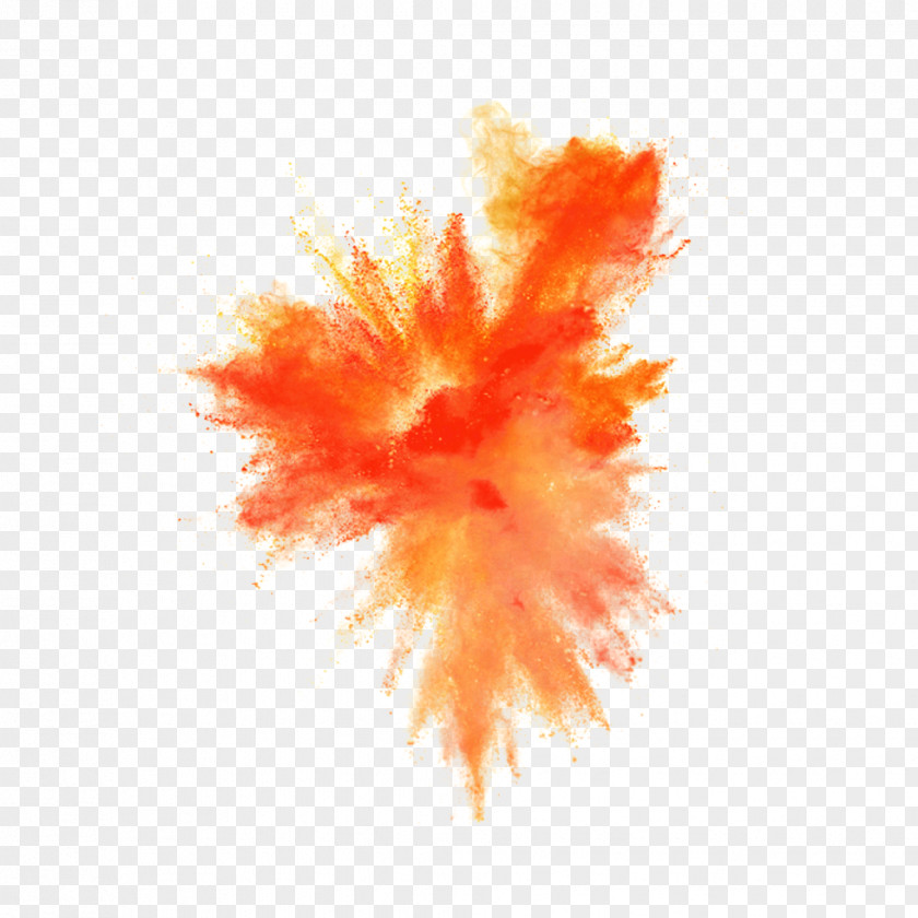 Thepix Dust Explosion PNG explosion, color smoke, orange and yellow powder splash clipart PNG