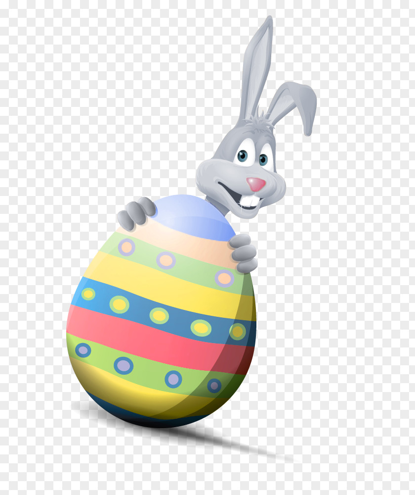 Transparent Easter Bunny With Egg Clipart Picture Clip Art PNG