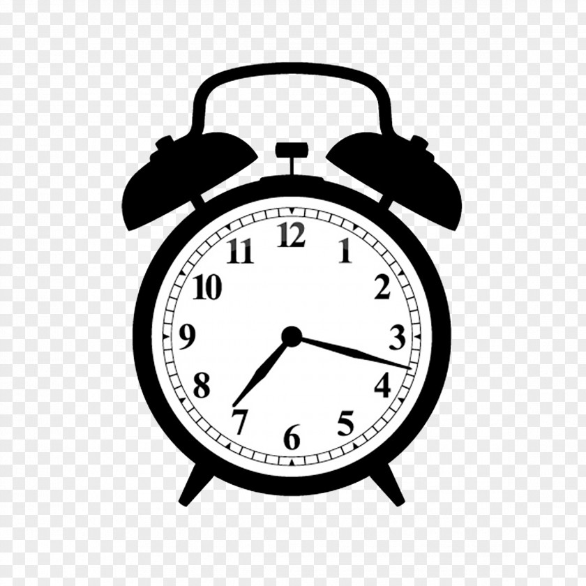 Black And White Vector Clock Big Ben Face Alarm PNG