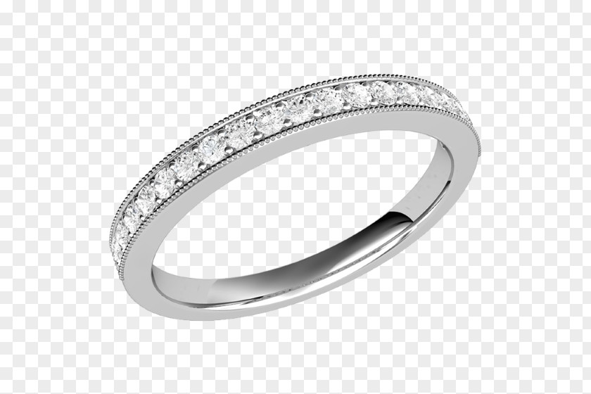 Cut In Half Wedding Ring Diamond Brilliant Engagement PNG